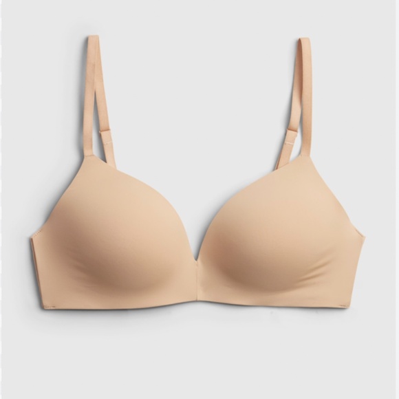 NWT - Gap Wireless T-Shirt Bra in Brush Beige - 36C - Picture 1 of 6